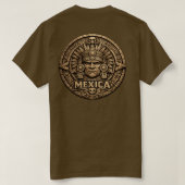 T-shirt Calendrier aztèque - Dos frappé (Design dos)