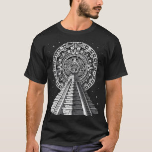 T-shirt Calendrier de la pyramide aztèque