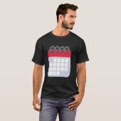 T-shirt Calendrier en spirale (Devant entier)