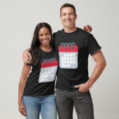 T-shirt Calendrier en spirale (Unisexe)