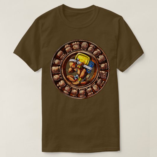 T-shirt Calendrier maya antique (Design devant)