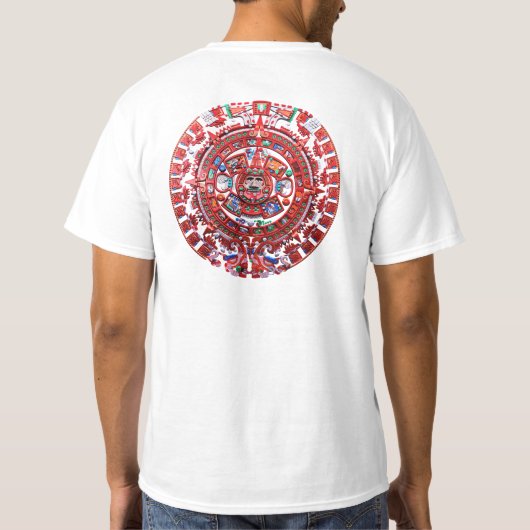 T-shirt Calendrier maya lumineux (Dos)