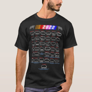 T-shirt Calendrier Nascar Cup Series 2022 Essential T-Shir
