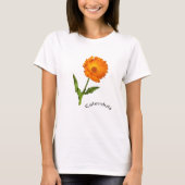 T-shirt - calendula (Devant)