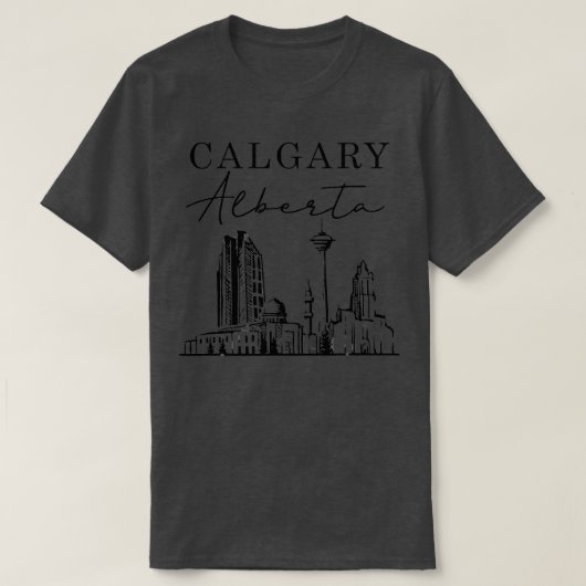 T-shirt Calgary Alberta Calgary Voyageurs Vacances Canada (Design devant)