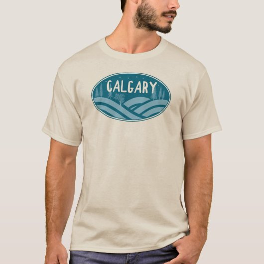 T-shirt Calgary Alberta Plein Air (Devant)