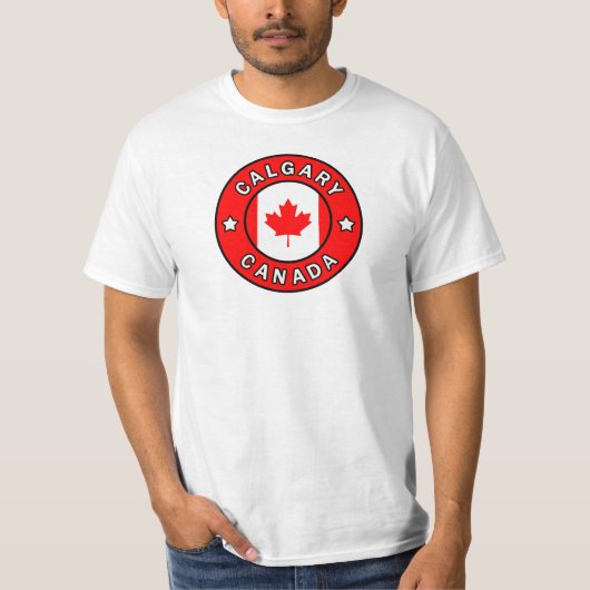 T-shirt Calgary Canada (Devant)
