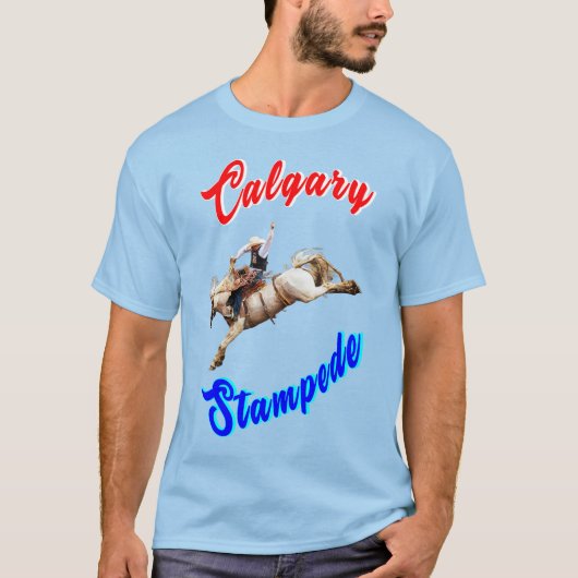 T-shirt Calgary Canada Chevaux Juillet Riders Calgary Stam (Devant)