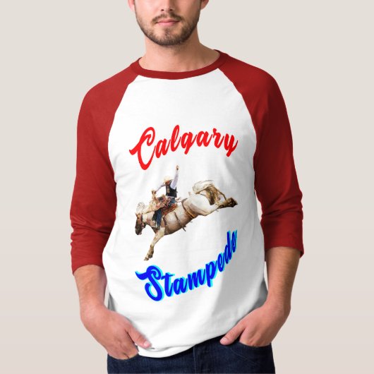 T-shirt Calgary Canada Chevaux Juillet Riders Calgary Stam (Devant)