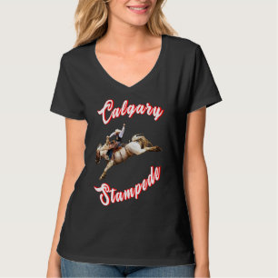 T-shirt Calgary Heure Canada Juillet Riders Calgary Stampe