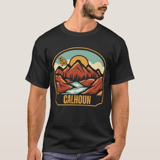 T-shirt Calhoun, Géorgie (Devant)