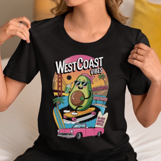 T-shirt Cali Cool Avocado