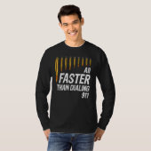 T-shirt Calibre Plus Rapide Que La Numérotation 911 Propri (Devant entier)