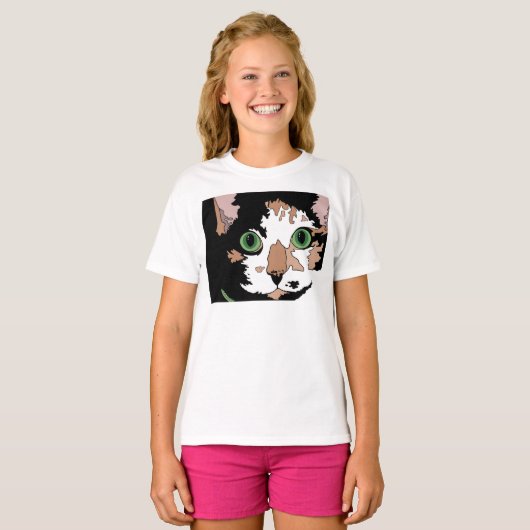 T-shirt Calico Cat (Devant entier)