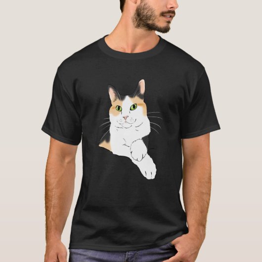 T-shirt Calico Cat Calico Maman Calico Cat Cat Maman (Devant)