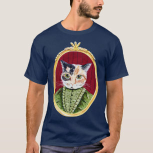T-shirt Calico Cat Cameo