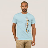 T-shirt Calico Cat Hanging On Funny Cat Lover's (Devant entier)