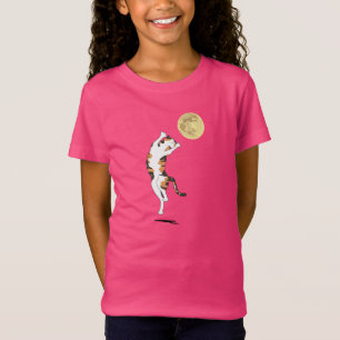 T-shirt Calico Cat Moon Dancing