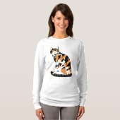 T-shirt Calico chat assis (Devant entier)
