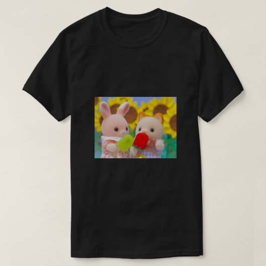 T-shirt Calico Critter Popsicles Classic de la journée d'é (Design devant)