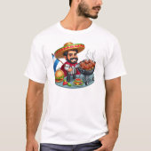 T-shirt Caliente Mexican BBBQ King (Devant)