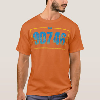 T-shirt California 90746 Zipcode BG