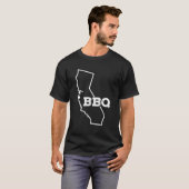T-shirt California Bbq Grill Accueil State Pride Barbecue (Devant entier)