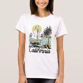 T-shirt California Beach Life (Devant)