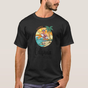 T-shirt California Beach Surfers Plongée Californie
