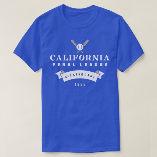 T-shirt California Criminal League All Game 1988 (Design devant)