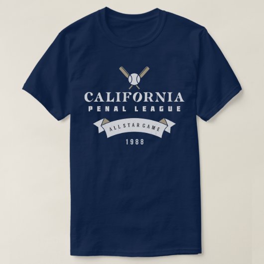 T-shirt California Criminal League All Game 1988 (Design devant)
