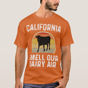 T-shirt California Dairy Farmer Odeur Notre Dairy Air Retr