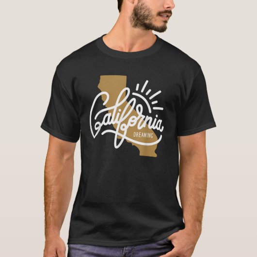 T-shirt California Dreaming (Devant)