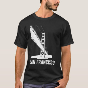 T-shirt California Golden Gate Bridge Skyline San Francisc