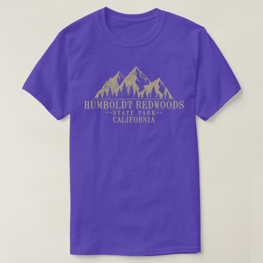 T-shirt California Humboldt Redwoods State Park (Design devant)