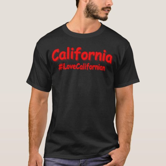 T-shirt "California" Joli Design. Acheter maintenant (Devant)