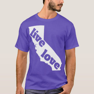 T-shirt California Live Love California