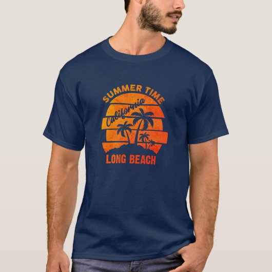 T-shirt California Long Beach (Devant)