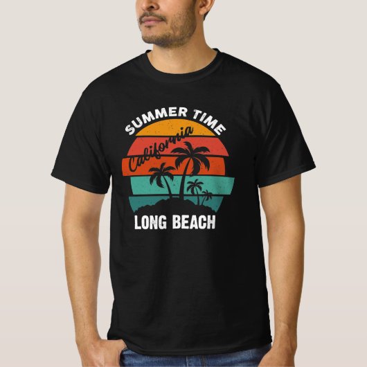 T-shirt California Long Beach (Devant)