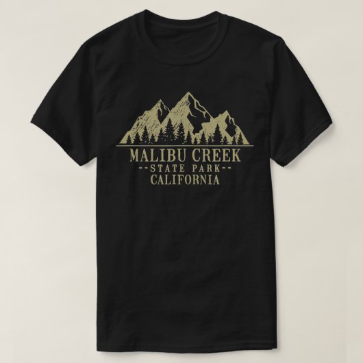 T-shirt California Malibu Creek State Park (Design devant)
