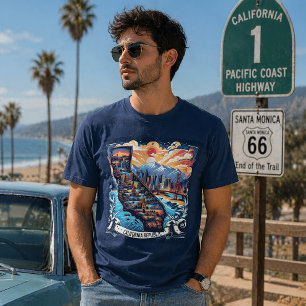 T-shirt California Map Vector Art