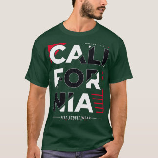 T-shirt California modern typography lettering urban style