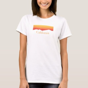 T-shirt California Mountain Sunset Outdoor Nature Randonné