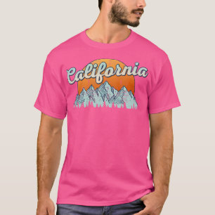 T-shirt California Souvenir Randonnées Monts Sunset