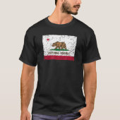 T-shirt California State Flag Design unique (Devant)