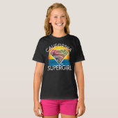 T-shirt California Supergirl Sunset Graphic (Devant entier)