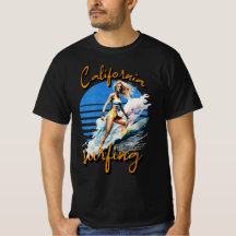 California Surfing Girl