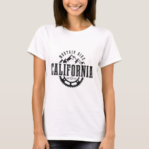 T-shirt California Vélo Tout Terrain Vtt Descente Souvenir
