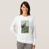 T-shirt CaliforniaView des cactus en fleur (Devant entier)