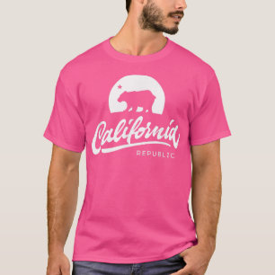 T-shirt Californie - Californie République Ours Tee